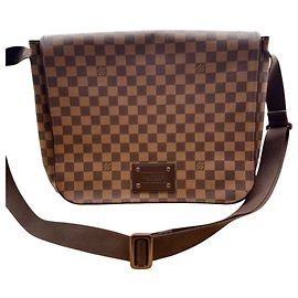 Louis Vuitton Brooklyn Cartella marrone in tela GM