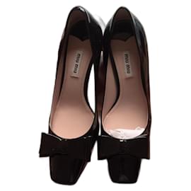 Miu Miu Tacchi in Pelle Verniciata EU37.5