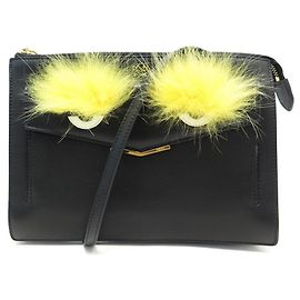 NOVO SACO A MÃO FENDI MINI POCHETTE MONSTER BANDOULIERE 8M0362 ELITE BAG