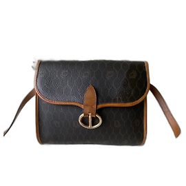 Borsa Christian Dior Tela a nido d'ape Marrone