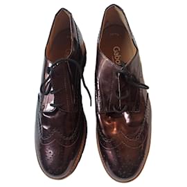 Derbies Gabor in pelle verniciata bordeaux - Autre Marque