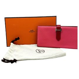 Hermès Portafoglio lungo Hermes Bearn Soufflet Verso