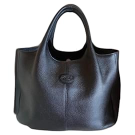 Borsa shopping in pelle Tod's nera