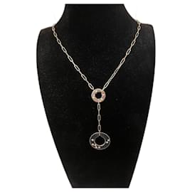 Collana Dinh Van Target in oro bianco e diamanti