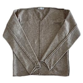 100% lana beige taupe mélange T. S Issey Miyake Men