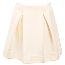 Falda mini plisada A-line en viscosa Jil Sander