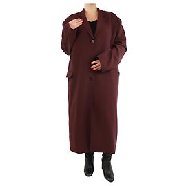 Autre Marque Casaco duster borgonha - tamanho UK 16