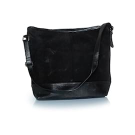 Autre Marque Pascal Morabito, borsa a spalla in suede e pelle