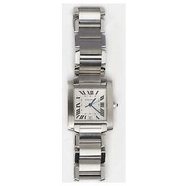 Accessorio CARTIER Tank Francaise in Acciaio Argento - 102071