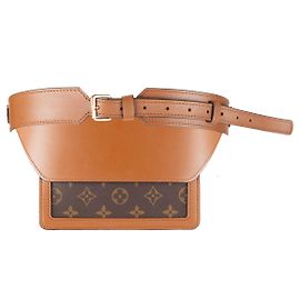Bumbag Dauphine in tela Monogram reverso Louis Vuitton - '10s