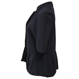 Chaqueta de noche peplum Marni en seda azul marino