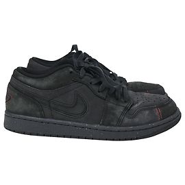 Zapatillas Nike Air Jordan 1 Low SE Craft en cuero negro