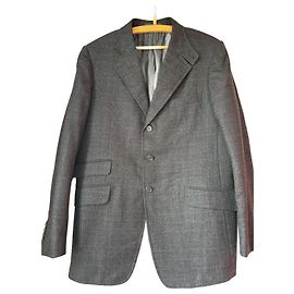 Alfred Dunhill Wolljacke Grau