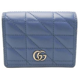 Damenledergeldbörse Gucci GG Marmont 466492