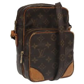 LOUIS VUITTON Monogram Amazon Schultertasche M45236 LV Auth 93064