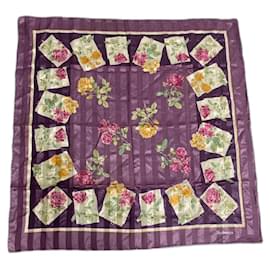 Foulard in seta Burberry viola
