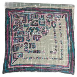 Vintage Foulard en soie Kansai Yamamoto Multicolore