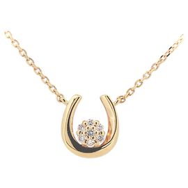 Autre Marque Collana in diamante con motivo a ferro di cavallo Au750 Canal4℃