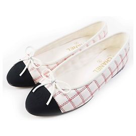 Scarpe flat Ballerina in pelle di agnello Chanel COCO Mark