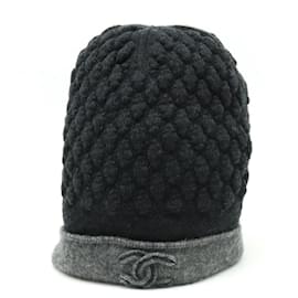 Chanel Cashmere-Seidenmütze Coco Mark