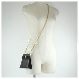 Sac à bandoulière Vara Chain de Salvatore Ferragamo en noir