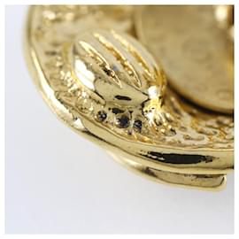 Orecchini placcati in oro Chanel