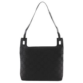 Gucci Nylon Umhängetasche Schwarz