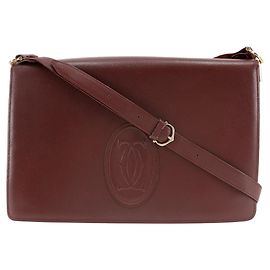 Borsa a spalla Cartier Must Line Bordeaux