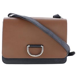 Borsa a spalla bicolore D-Ring di Burberry