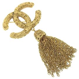 Spilla placcata in oro Chanel 93A