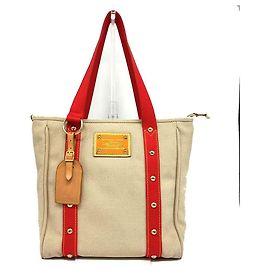Tote de lona Antigua Louis Vuitton M40035