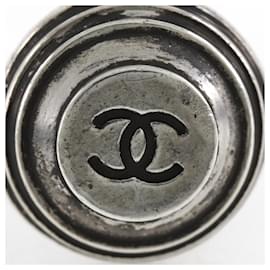 Orecchini in metallo Chanel Coco Mark Argento 99P