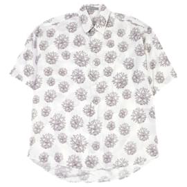 Camisa de manga corta de seda con patrón Etoile de Dior