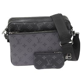 Borsa a spalla 2 in 1 Louis Vuitton Monogram Eclipse Trio M69443