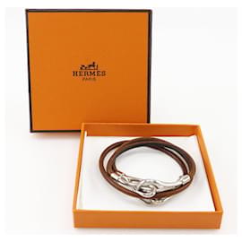 Hermes Leather Jumbo Bracelet Choker Set - Hermès