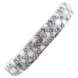 Autre Marque Bracciale in metallo con strass Philippe Audibert