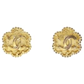 Orecchini vintage placcati in oro Chanel 96A