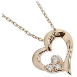 Autre Marque Collana Canal 4℃ in oro rosa K10 con diamante
