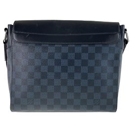 Borsa messenger Newport Damier Cobalt Louis Vuitton