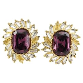 Pendientes chapados en oro Dior
