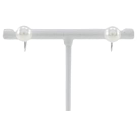 Perlenohrringe 7,3 mm aus K14 Weißgold - Autre Marque