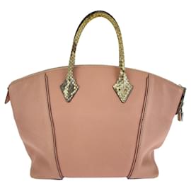Bolso Tote de piel de pitón Lockit PM de Louis Vuitton