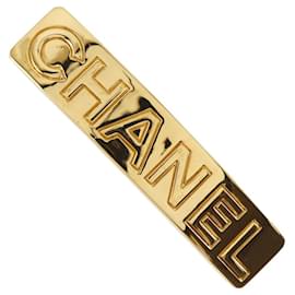 Fermaglio per capelli placcato oro Chanel 97A