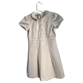 Dior Baumwollkleid weiß beige