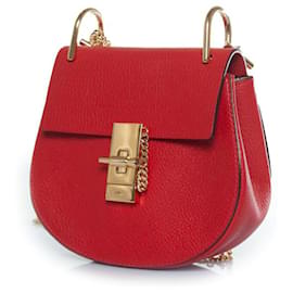 Borsa Drew Chloé in pelle rossa