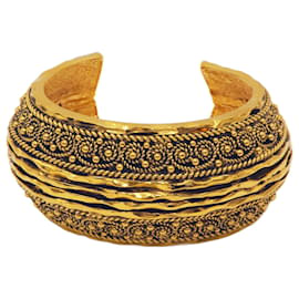Bracciale e bangles bizantini vintage degli anni '70 di Chanel