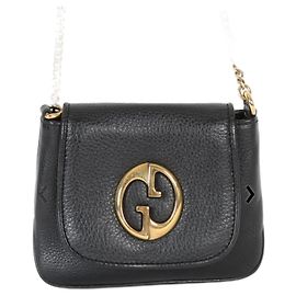 Clutch Gucci 1973 in pelle nera