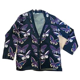 Alaïa Weste mit Schmetterlingsmuster aus Viscose