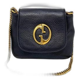 Clutch Gucci 1973 in pelle nera