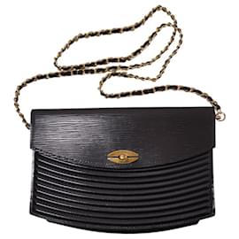 Clutch Louis Vuitton Presbourg in pelle EPI nera